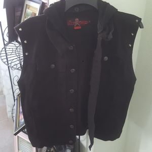 Royal Bones men's jean vest